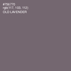 #756770 - Old Lavender Color Image